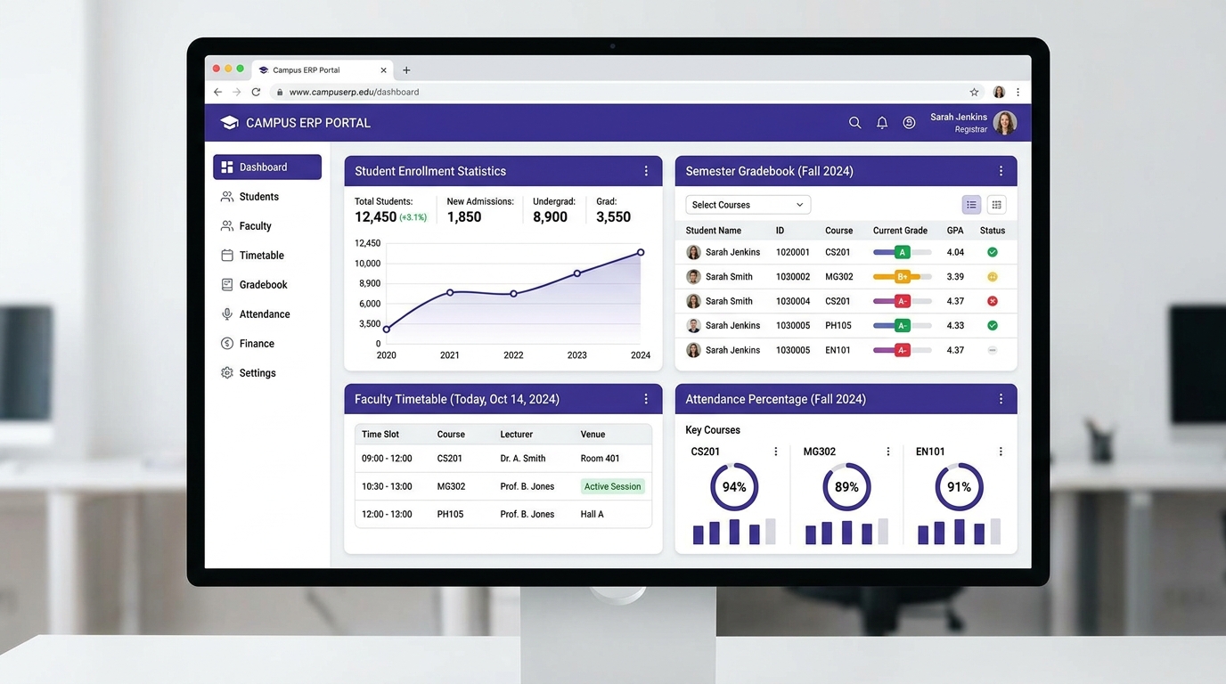 College Management System & App by I Info Vision