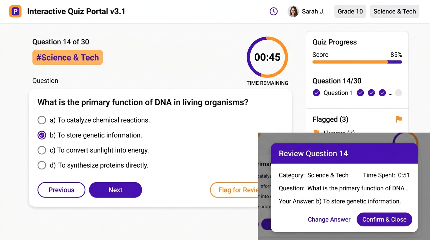 Interactive Quiz System (v3.1) by I Info Vision